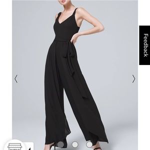 White House Black Market Slit Detail Wide Leg